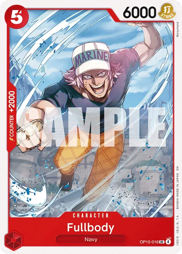 Fullbody — carte One Piece TCG OP15-016 (Adventure on Kami’s Island)