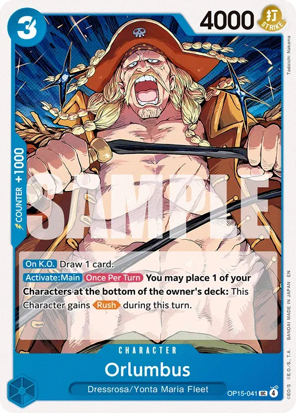Orlumbus — carte One Piece TCG OP15-041 (Adventure on Kami’s Island)