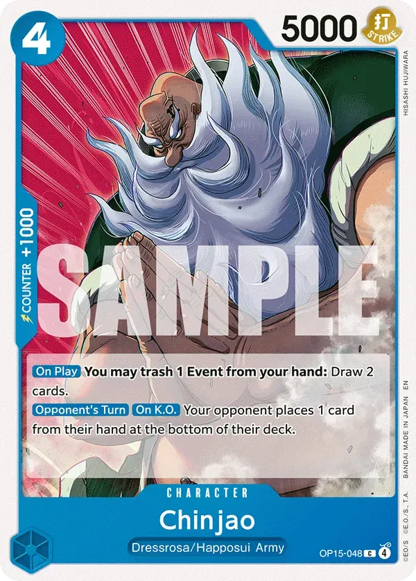 Chinjao — carte One Piece TCG OP15-048 (Adventure on Kami’s Island)