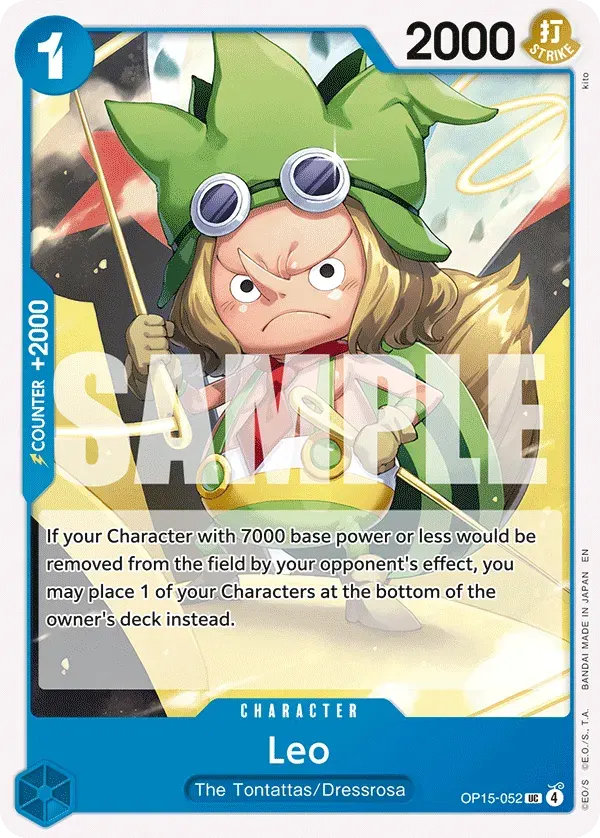 Leo — carte One Piece TCG OP15-052 (Adventure on Kami’s Island)