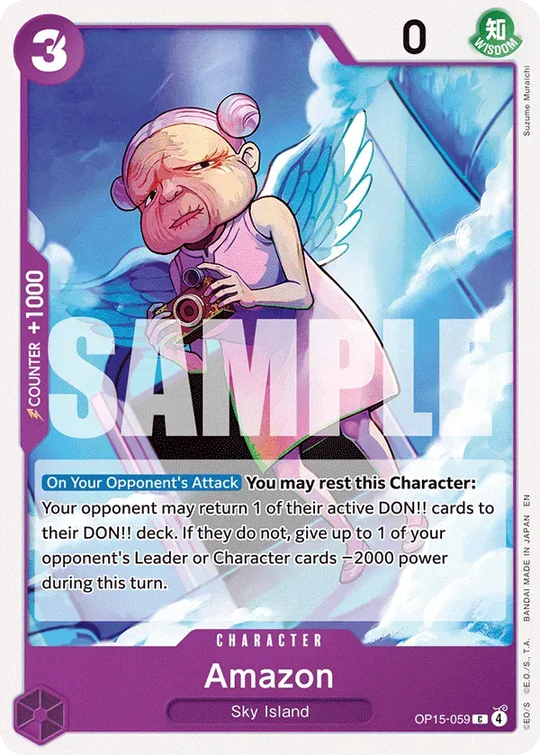 Amazon — carte One Piece TCG OP15-059 (Adventure on Kami’s Island)