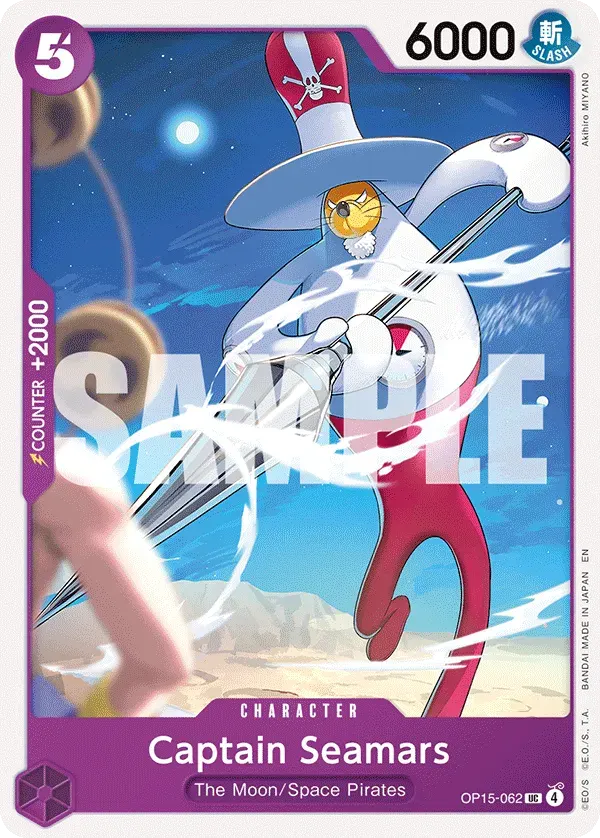 Captain Seamars — carte One Piece TCG OP15-062 (Adventure on Kami’s Island)