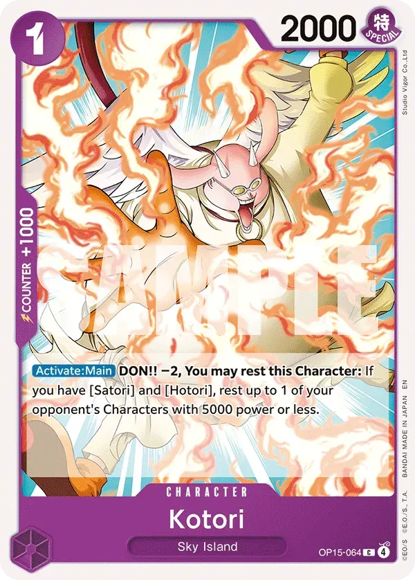 Kotori — carte One Piece TCG OP15-064 (Adventure on Kami’s Island)