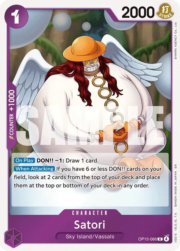 Satori — carte One Piece TCG OP15-066 (Adventure on Kami’s Island)