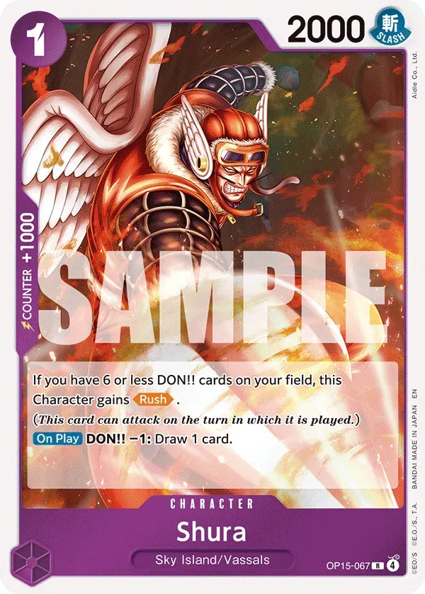Shura — carte One Piece TCG OP15-067 (Adventure on Kami’s Island)