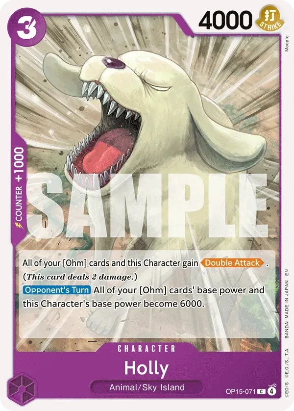 Holly — carte One Piece TCG OP15-071 (Adventure on Kami’s Island)