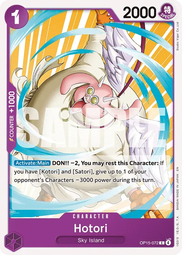 Hotori — carte One Piece TCG OP15-072 (Adventure on Kami’s Island)