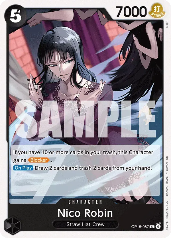Nico Robin — carte One Piece TCG OP15-087 (Adventure on Kami’s Island)