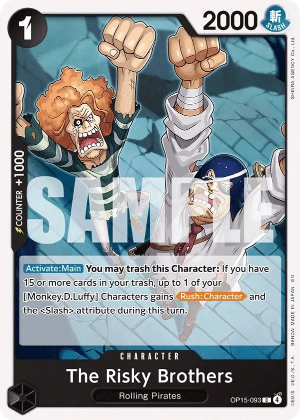 The Risky Brothers — carte One Piece TCG OP15-093 (Adventure on Kami’s Island)