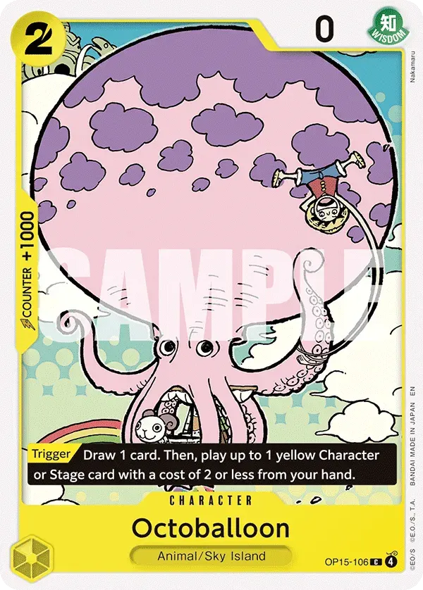 Octoballoon — carte One Piece TCG OP15-106 (Adventure on Kami’s Island)