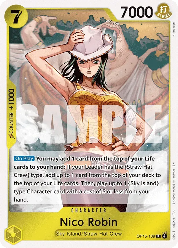 Nico Robin — carte One Piece TCG OP15-109 (Adventure on Kami’s Island)