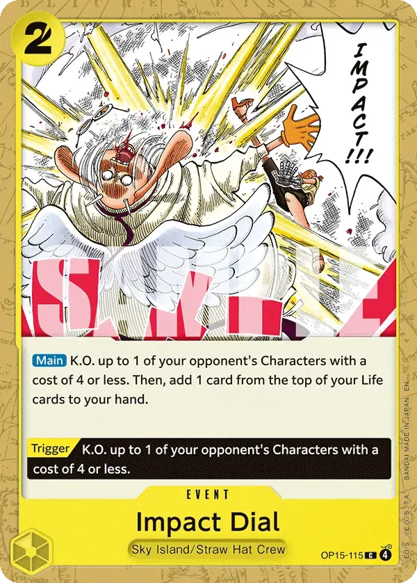 Impact Dial — carte One Piece TCG OP15-115 (Adventure on Kami’s Island)
