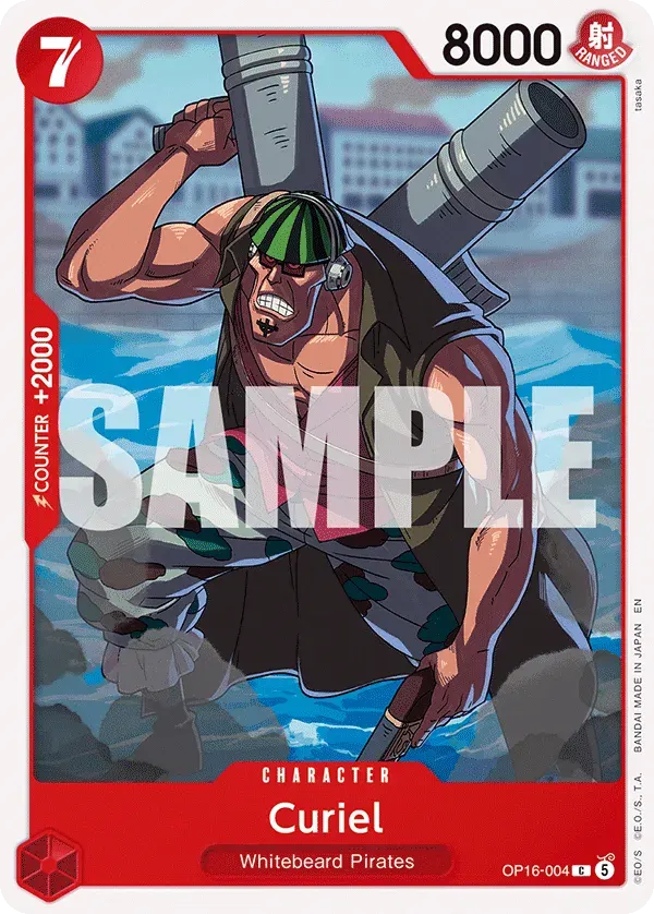 Curiel — carte One Piece TCG OP16-004 (The Time of Battle)