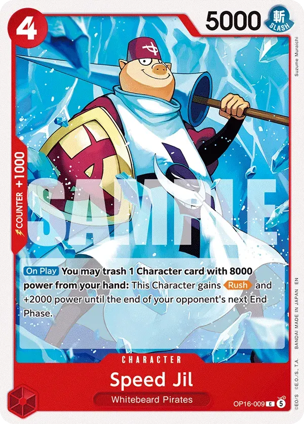 Speed Jil — carte One Piece TCG OP16-009 (The Time of Battle)