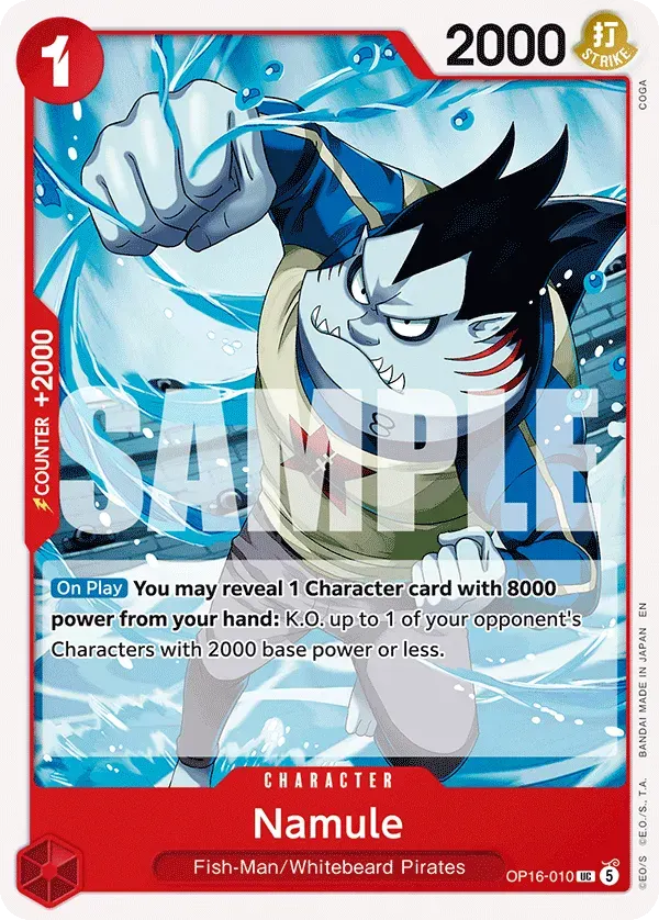 Namule — carte One Piece TCG OP16-010 (The Time of Battle)