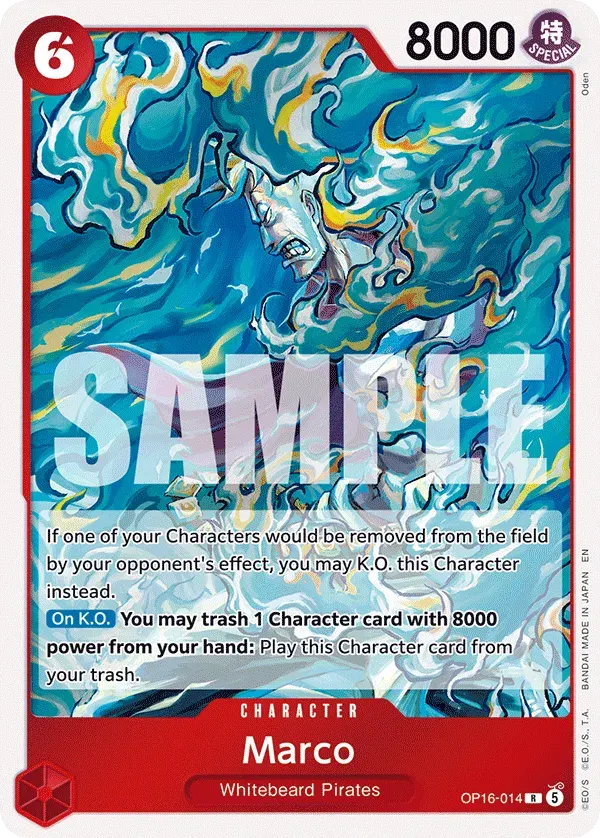 Marco — carte One Piece TCG OP16-014 (The Time of Battle)