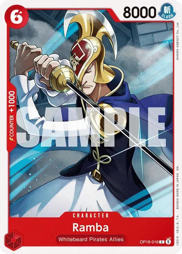 Ramba — carte One Piece TCG OP16-016 (The Time of Battle)