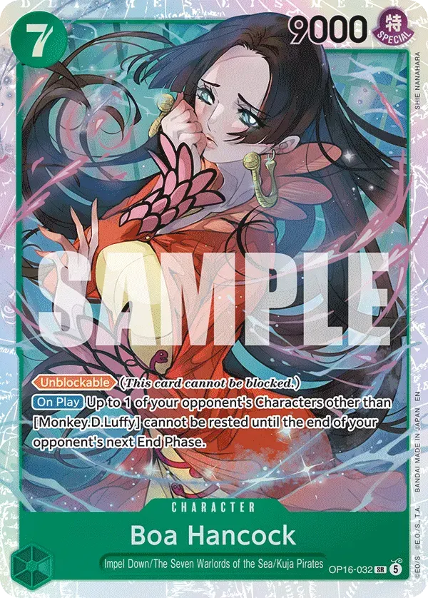 Boa Hancock — carte One Piece TCG OP16-032 (The Time of Battle)