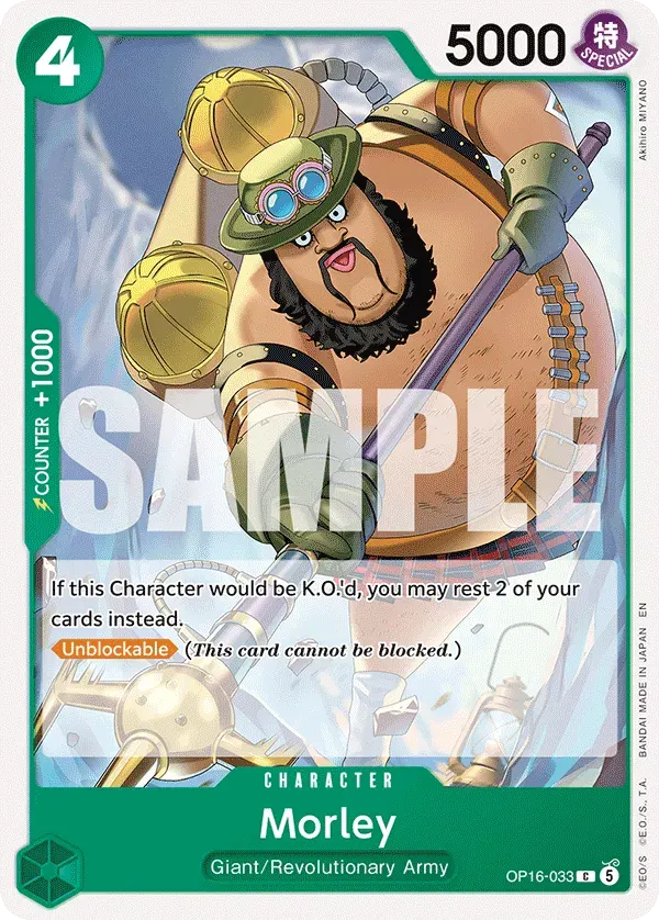 Morley — carte One Piece TCG OP16-033 (The Time of Battle)
