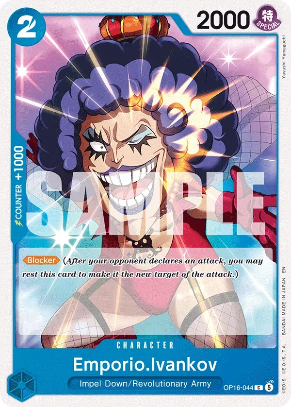 Emporio.Ivankov — carte One Piece TCG OP16-044 (The Time of Battle)