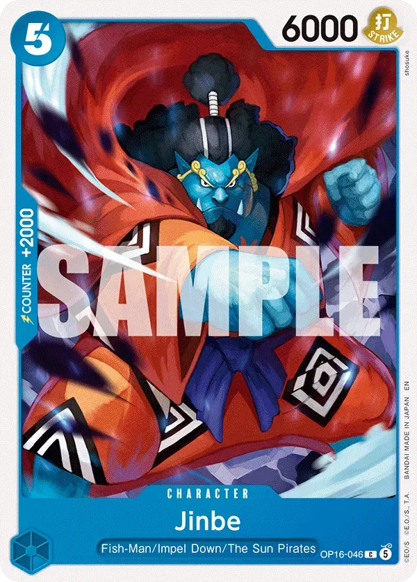 Jinbe — carte One Piece TCG OP16-046 (The Time of Battle)