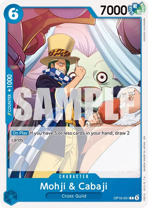 Mohji & Cabaji — carte One Piece TCG OP16-051 (The Time of Battle)