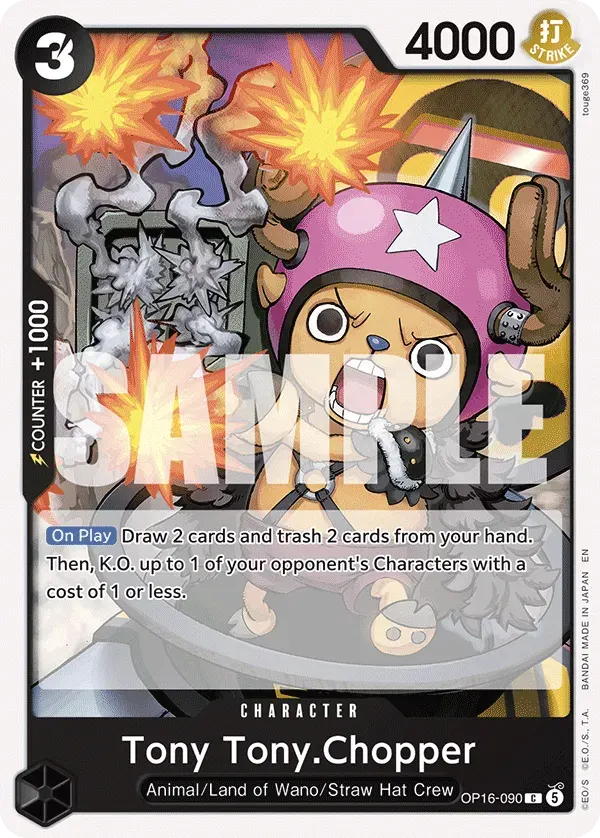 Tony Tony.Chopper — carte One Piece TCG OP16-090 (The Time of Battle)