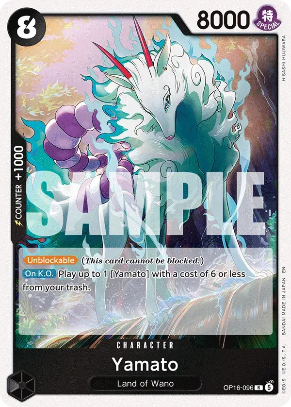 Yamato — carte One Piece TCG OP16-096 (The Time of Battle)