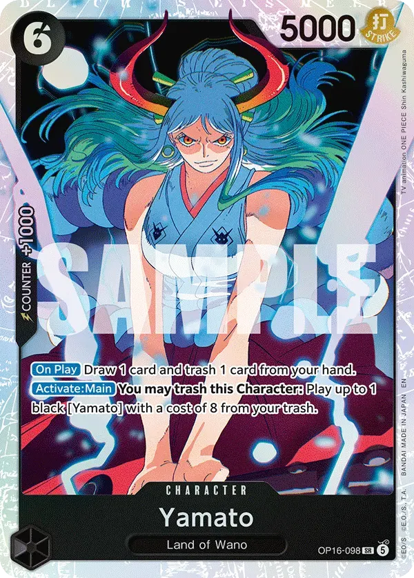 Yamato — carte One Piece TCG OP16-098 (The Time of Battle)