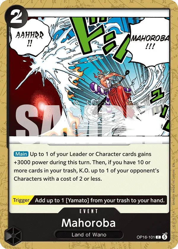 Mahoroba — carte One Piece TCG OP16-101 (The Time of Battle)