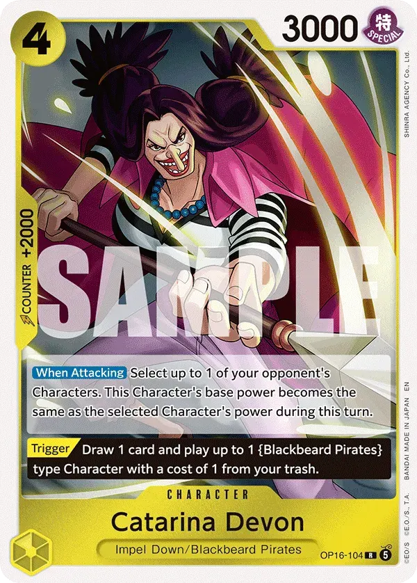 Catarina Devon — carte One Piece TCG OP16-104 (The Time of Battle)