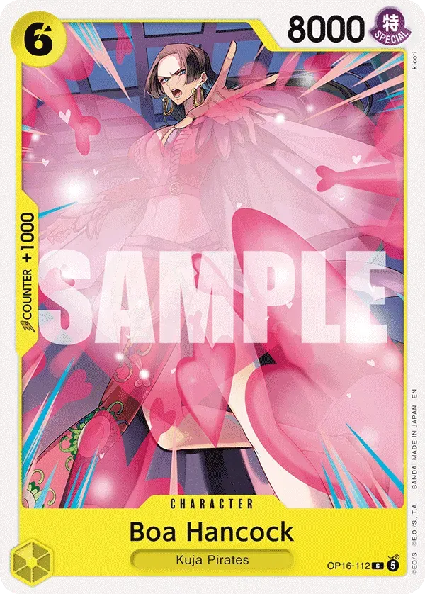 Boa Hancock — carte One Piece TCG OP16-112 (The Time of Battle)