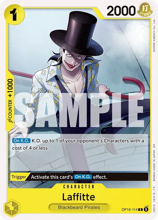 Laffitte — carte One Piece TCG OP16-114 (The Time of Battle)