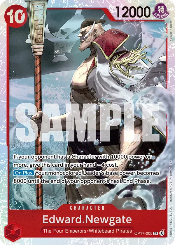 Edward.Newgate — carte One Piece TCG OP17-005 (The World's Strongest Warriors)
