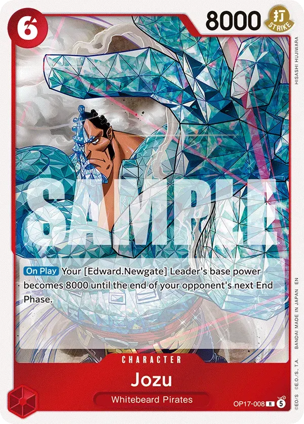 Jozu — carte One Piece TCG OP17-008 (The World's Strongest Warriors)