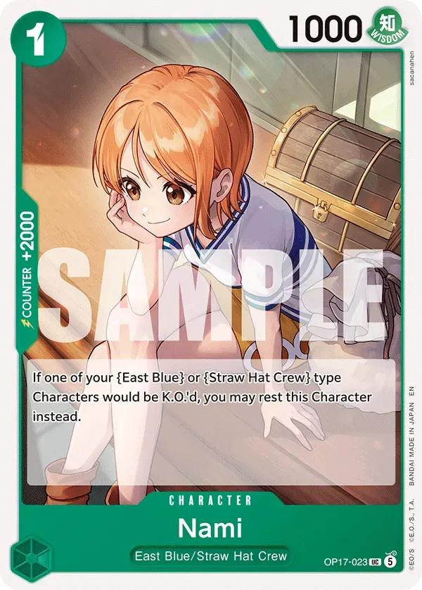 Nami — carte One Piece TCG OP17-023 (The World's Strongest Warriors)