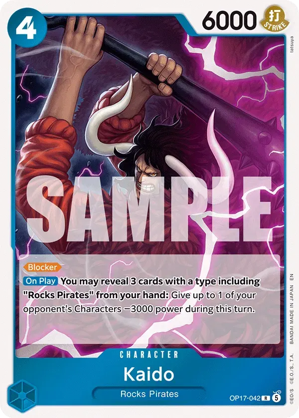 Kaido — carte One Piece TCG OP17-042 (The World's Strongest Warriors)