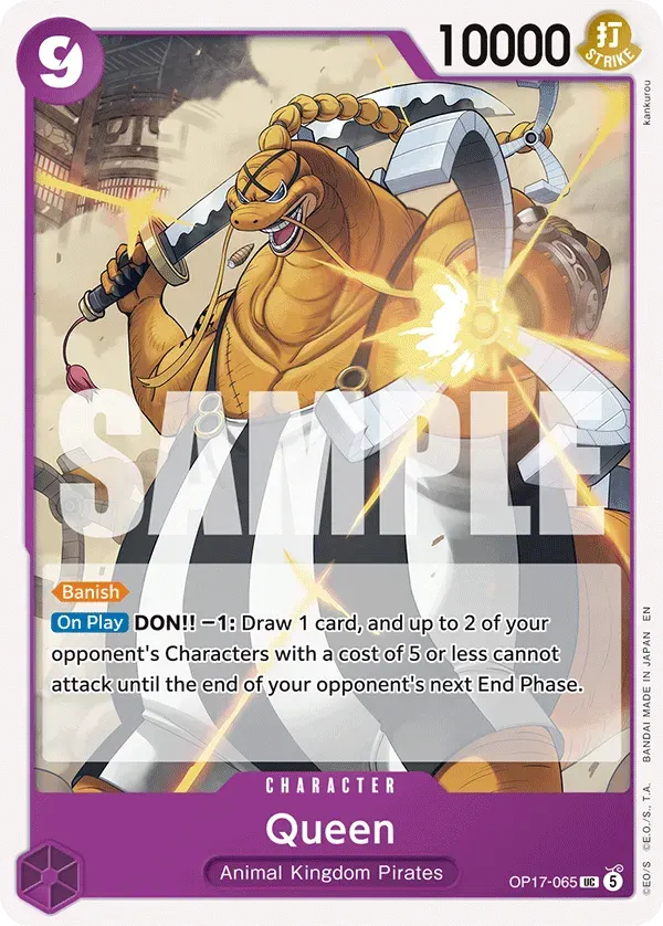 Queen — carte One Piece TCG OP17-065 (The World's Strongest Warriors)