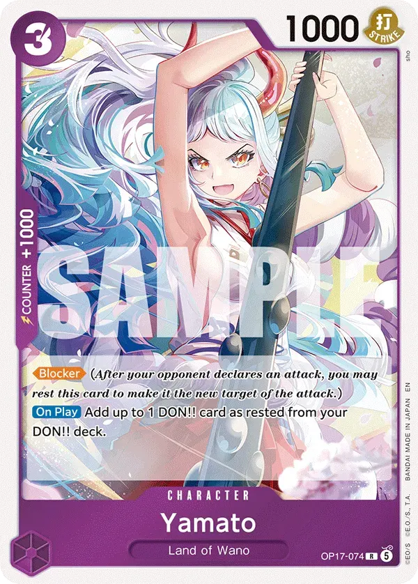 Yamato — carte One Piece TCG OP17-074 (The World's Strongest Warriors)