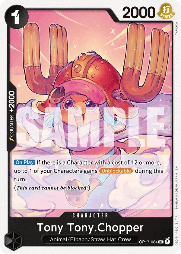 Tony Tony.Chopper — carte One Piece TCG OP17-084 (The World's Strongest Warriors)