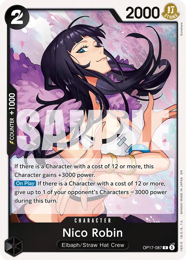 Nico Robin — carte One Piece TCG OP17-087 (The World's Strongest Warriors)