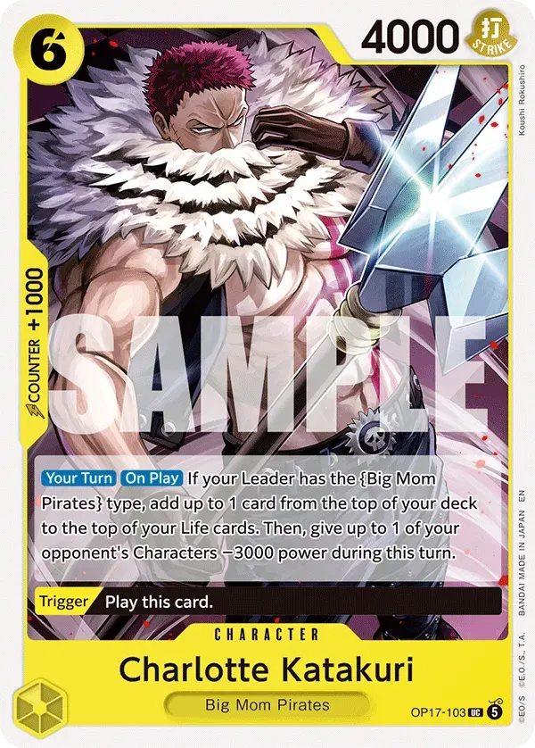 Charlotte Katakuri — carte One Piece TCG OP17-103 (The World's Strongest Warriors)