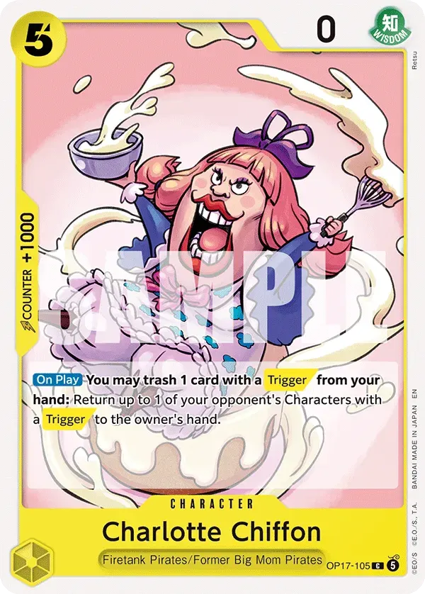 Charlotte Chiffon — carte One Piece TCG OP17-105 (The World's Strongest Warriors)
