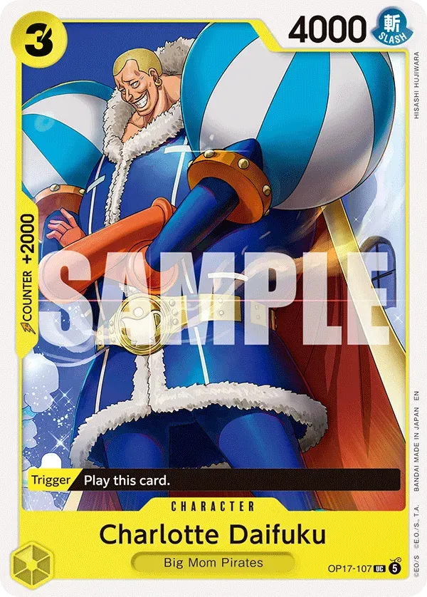 Charlotte Daifuku — carte One Piece TCG OP17-107 (The World's Strongest Warriors)