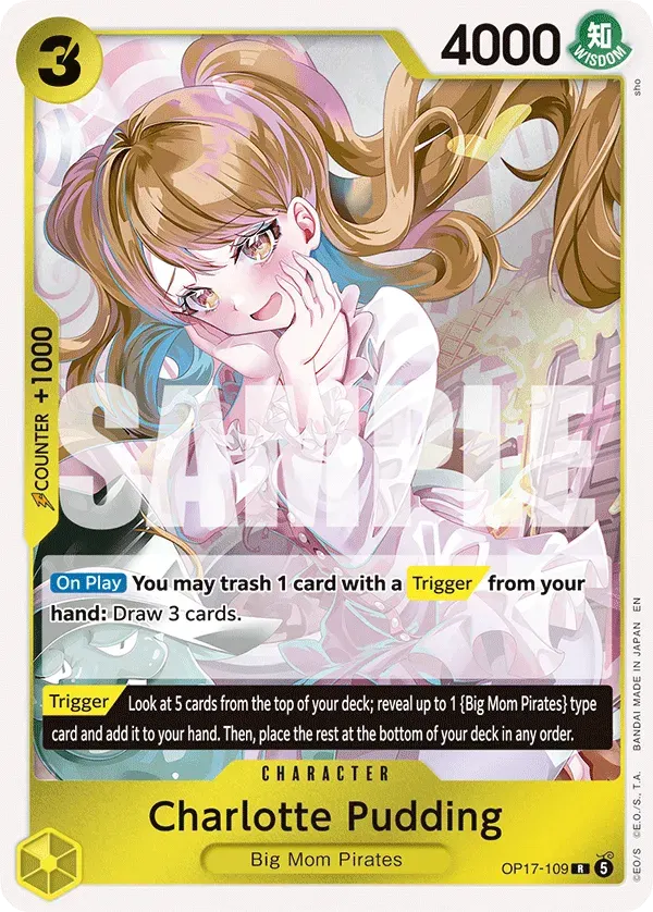 Charlotte Pudding — carte One Piece TCG OP17-109 (The World's Strongest Warriors)
