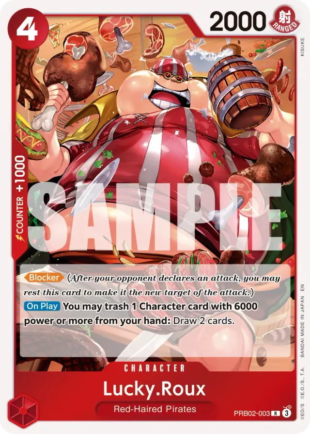 Lucky.Roux — carte One Piece TCG PRB02-003 (The Best - Vol. 2)