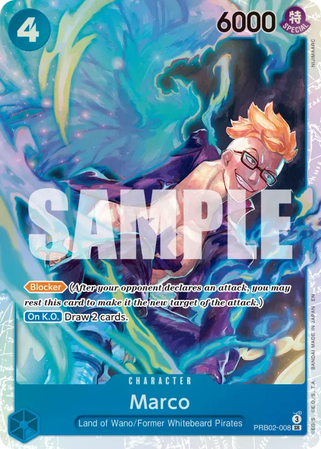 Marco — carte One Piece TCG PRB02-008 (The Best - Vol. 2)