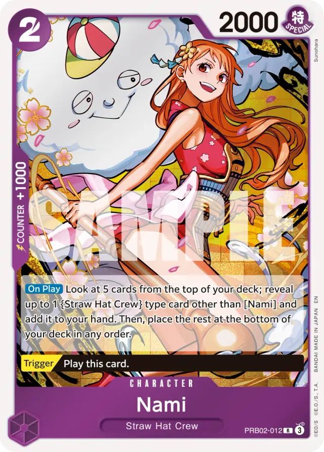 Nami — carte One Piece TCG PRB02-012 (The Best - Vol. 2)