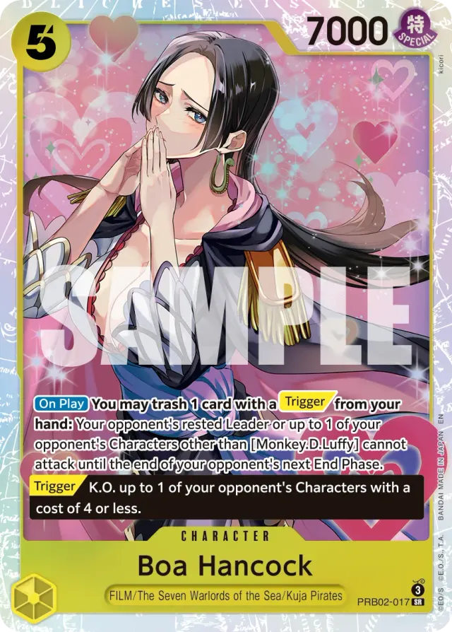 Boa Hancock — carte One Piece TCG PRB02-017 (The Best - Vol. 2)
