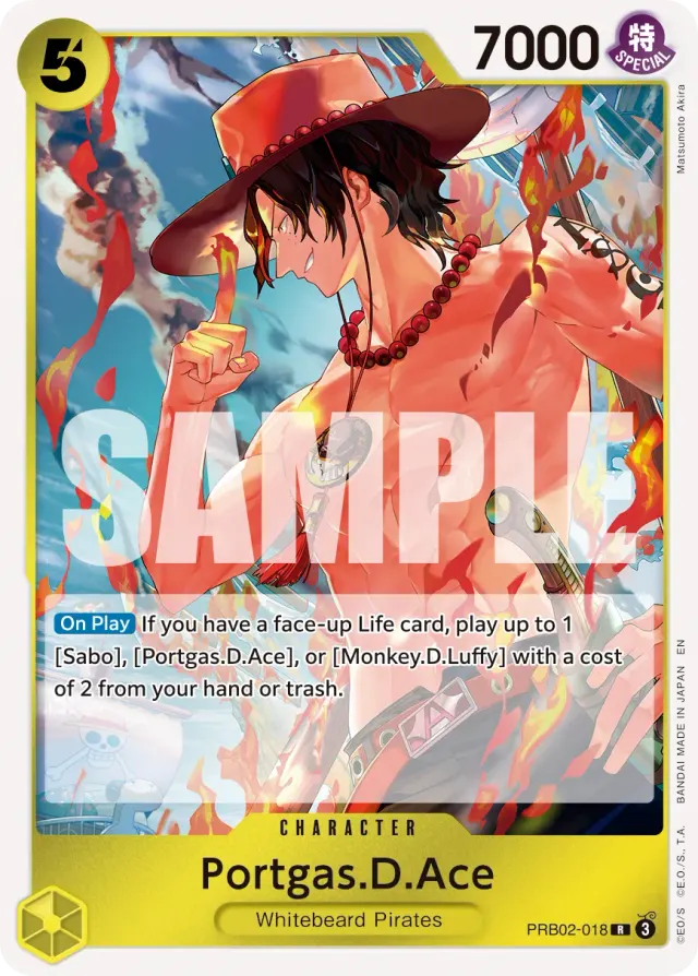 Portgas.D.Ace — carte One Piece TCG PRB02-018 (The Best - Vol. 2)
